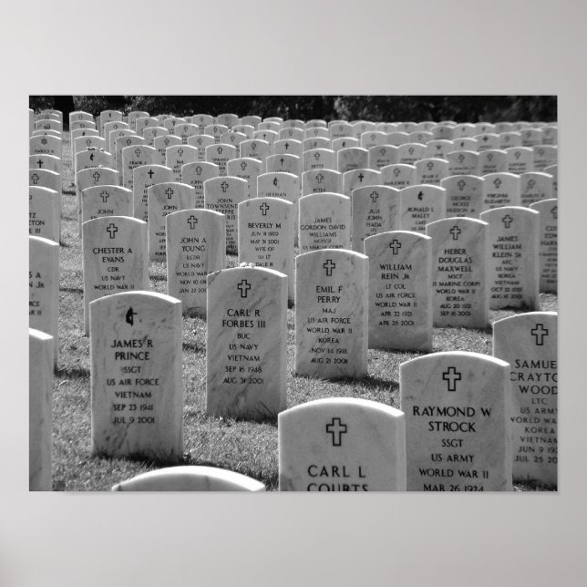 Arlington B&W Poster (Vorne)