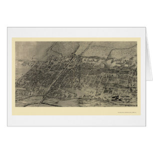 Arlington, carte panoramique de NJ - 1907