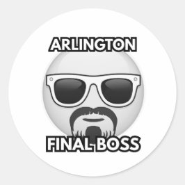 Arlington Final Boss Cool Emoji Sticker