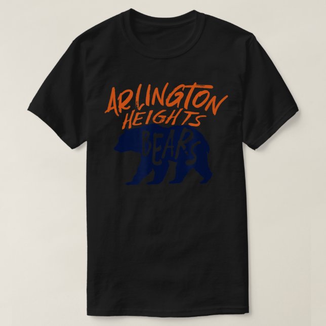 Arlington Heights Bears Football Team Touchdown Re T-Shirt (Design vorne)