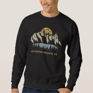 Arlington Heights Washington Mountain Sunset Sunri Sweatshirt