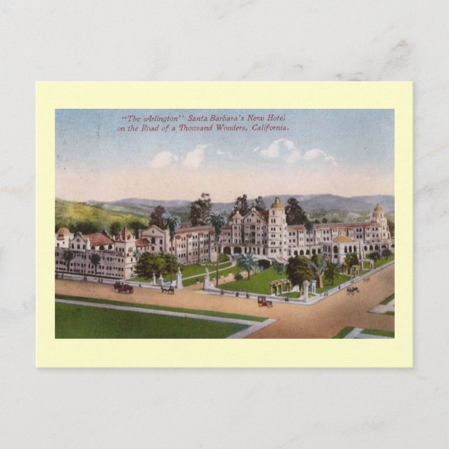 Arlington Hotel, Santa Barbara, Kalifornien Vintag Postkarte (Vorderseite)