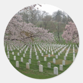 Arlington National Friedhof Runder Aufkleber