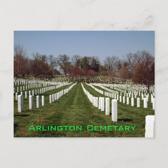 Arlington Postkarte (Vorderseite)