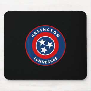 Arlington Tennessee Tn Flagge Dge Rundlet Souvenir Mousepad