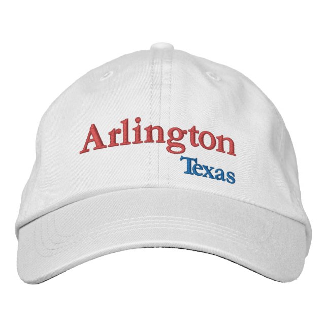 Arlington Texas bestickte Baseballkappe (Vorderseite)