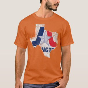 Arlington Texas Flag Map Vintag Flag T-Shirt