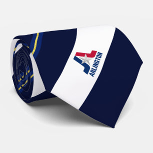 Arlington (Texas) Stadtflagge Neck Tie Krawatte