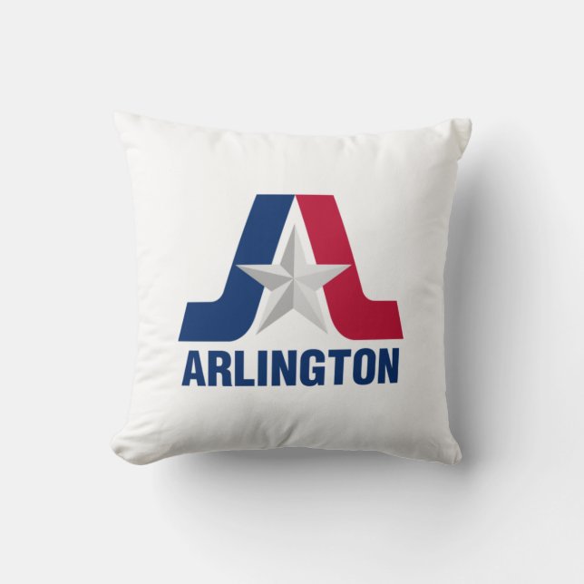 Arlington, Texas Throw Kissen (Vorderseite)