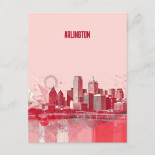 Arlington Texas Travel Postkarte