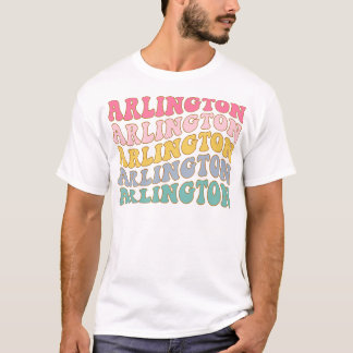 Arlington TX Arlington Texas Retro Bachelorette Bo T-Shirt