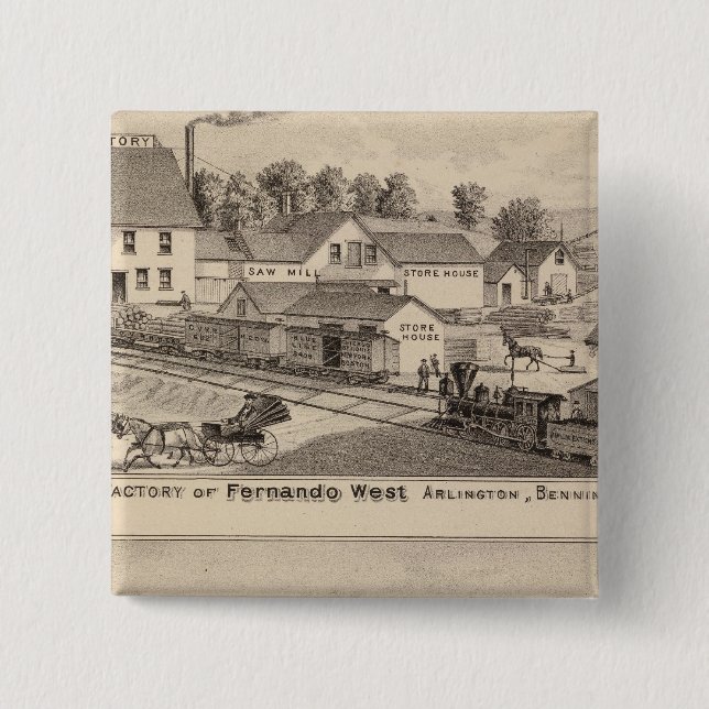 Arlington Vermont Button (Vorderseite)
