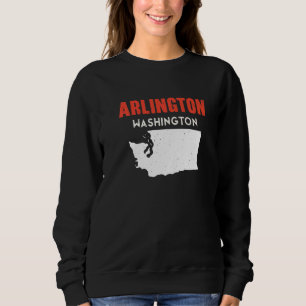 Arlington Washington USA Bundesstaat Amerika Reise Sweatshirt