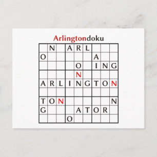 Arlingtondoku Postkarte