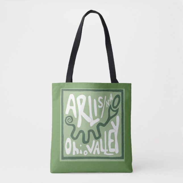 ARLIS/NA Ohio Valley Schlangen-Hügel-Tasche Tasche (Vorderseite)
