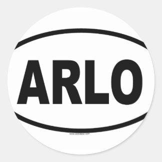 ARLO RUNDER AUFKLEBER