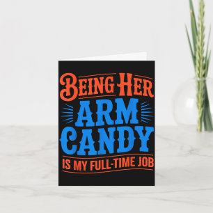 Arm-Schmuck Vollzeit Job Verlobung Verlobter Paar Karte
