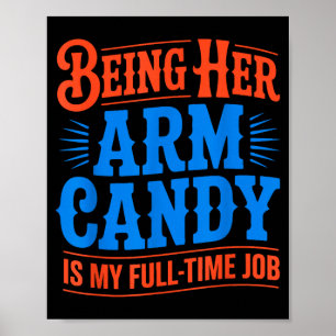 Arm-Schmuck Vollzeitjob Verlobung Verlobter Paar Poster