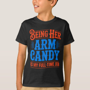Arm-Schmuck Vollzeitjob Verlobung Verlobter Paar T-Shirt