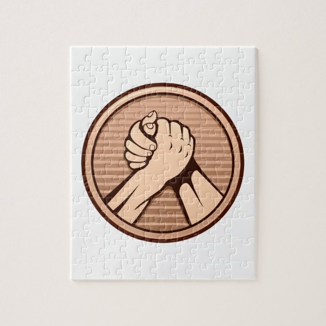 Arm Wrestling Bronze (Vertikal)