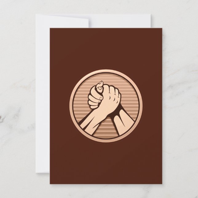 Arm Wrestling Bronze (Vorderseite)