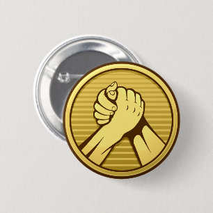 Arm Wrestling Gold Button