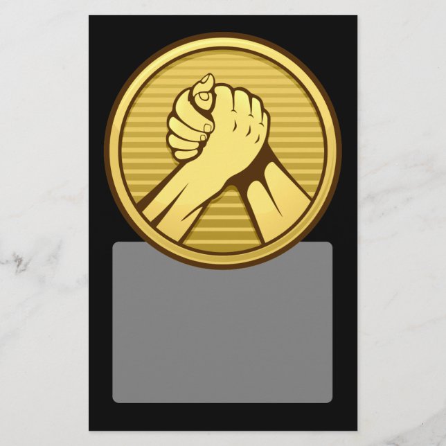 Arm Wrestling Gold Flyer (Hinten)
