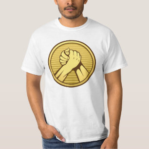 Arm Wrestling Gold T-Shirt