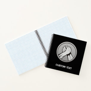 Arm Wrestling Silver Notizbuch