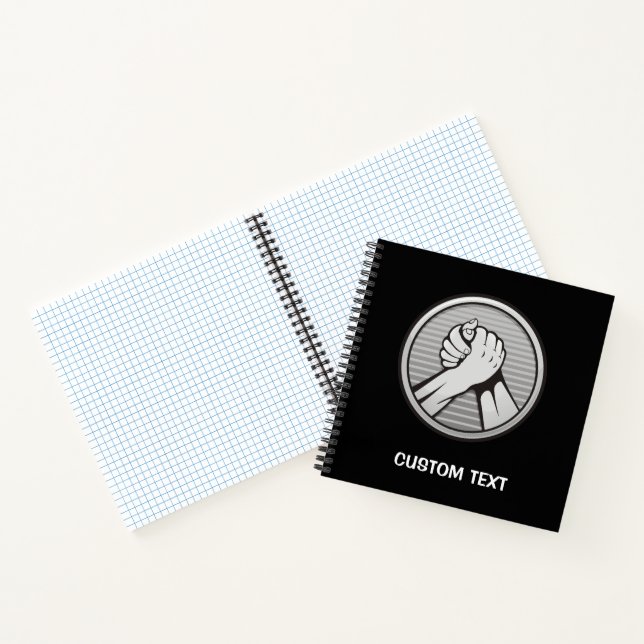 Arm Wrestling Silver Notizbuch (Innenseite)