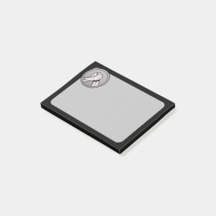 Arm Wrestling Silver Post-it Klebezettel