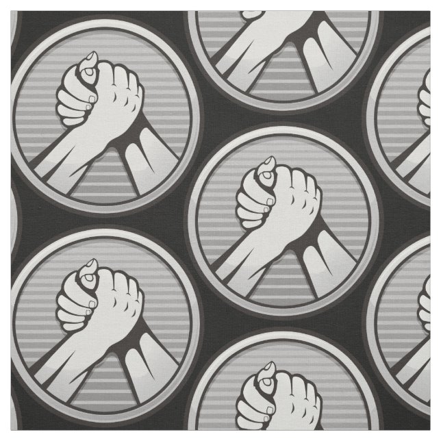 Arm Wrestling Silver Stoff (Muster)