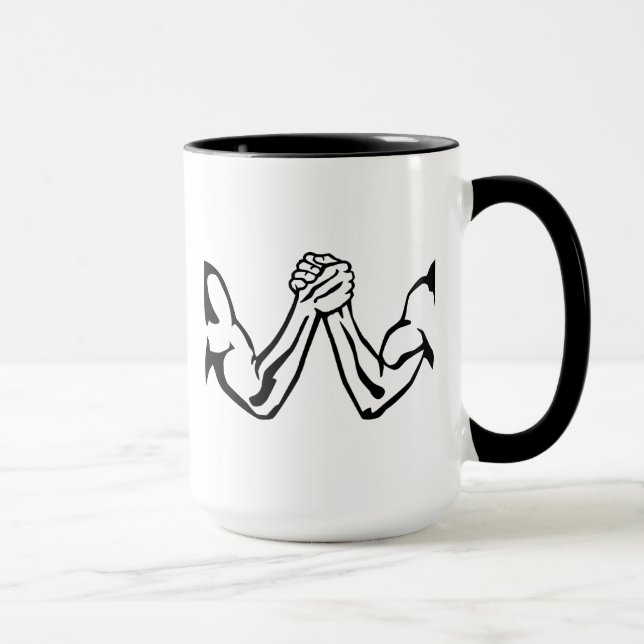Arm-Wrestling Tasse (Rechts)