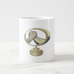 Arm-Wrestling-Trophäe Jumbo-Tasse