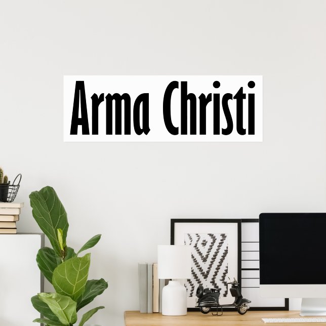 Arma Christi Poster (Heimbüro)