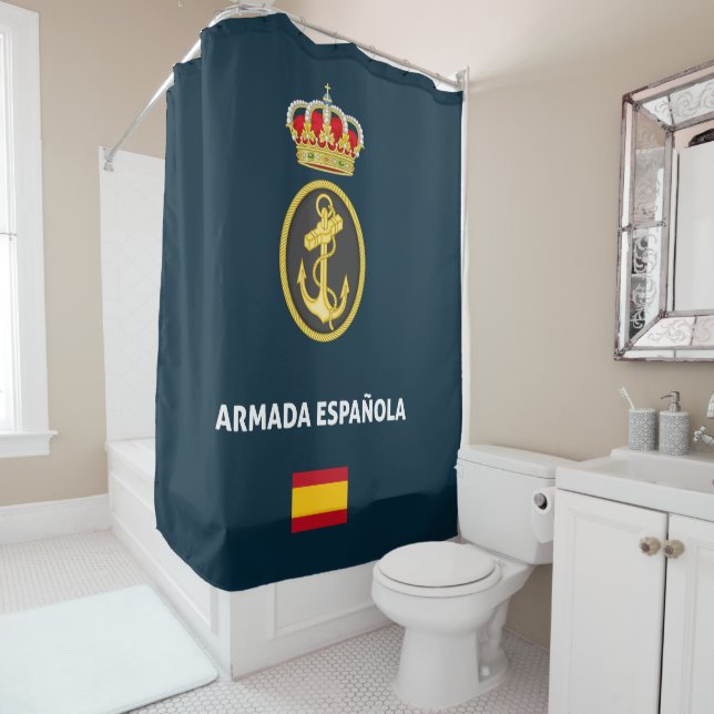 Armada Española Reisepass-Handy Duschvorhang (Beispiel)