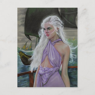 Armada Girl Sailing Postkarte