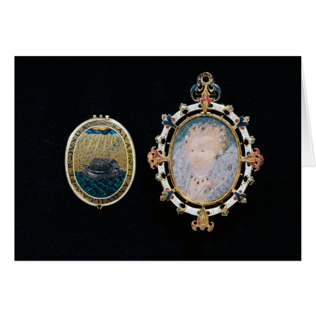 Armada-Juwel, Miniatur von Königin Elizabeth I (Vorderseite (Horizontal))