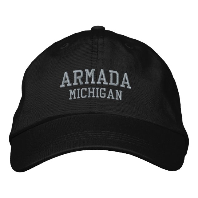 Armada Michigan Casquette de baseball brodé (Devant)