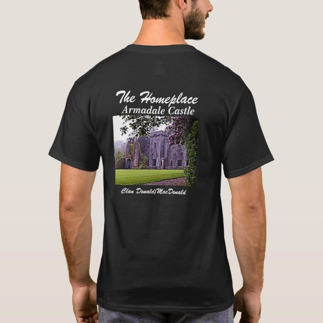 Armadale Castle - Scottish Donald/MacDonald Clan T-Shirt (Rückseite)