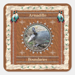 Armadillo - Aufkleber für die Grenzen