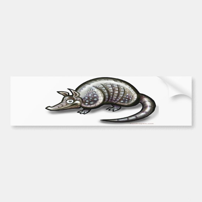 Armadillo Autoaufkleber (Vorne)