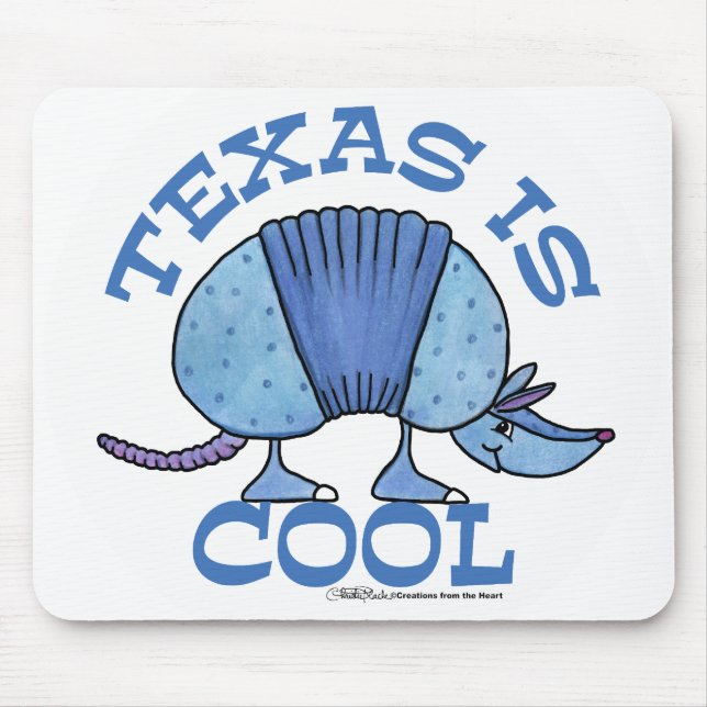 Armadillo Blue-Texas ist Cool Mousepad (Vorne)