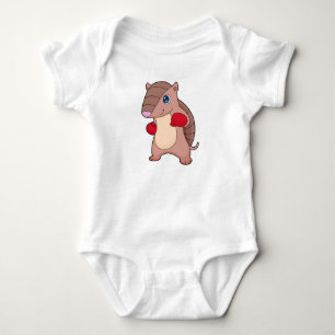 Armadillo Boxing Boxer Boxhandschuhe Baby Strampler