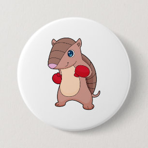 Armadillo Boxing Boxer Boxhandschuhe Button