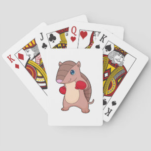 Armadillo Boxing Boxer Boxhandschuhe Spielkarten