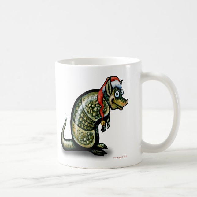 Armadillo Christmas Kaffeetasse (Rechts)