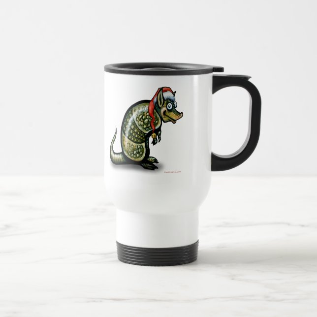 Armadillo Christmas Reisebecher (Rechts)