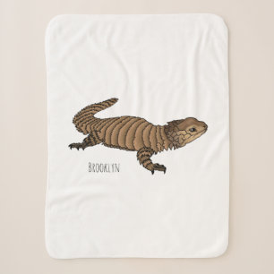 Armadillo girdled lizard cartoon illustration sherpadecke