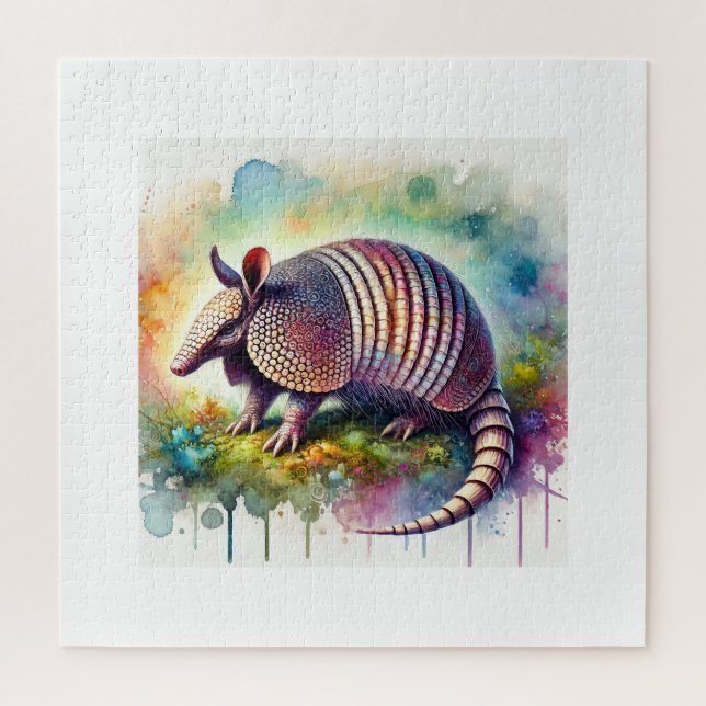 Armadillo in Watercolor 070724AREF102 - Watercolor (Vertikal)
